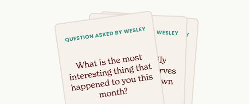 Example conversation prompt cards